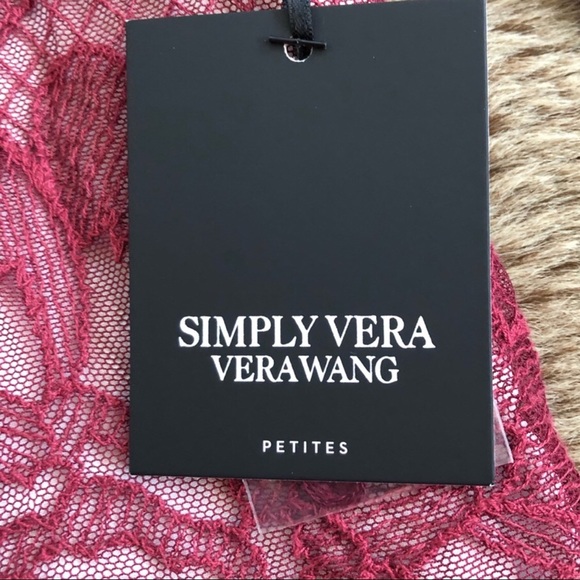 Simply Vera Vera Wang Mock-Layer Lace Sweater - Picture 6 of 6